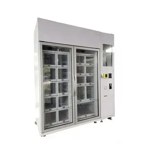 Cupcake cooling locker vending machine, bread vending machine, frozen food vending machine